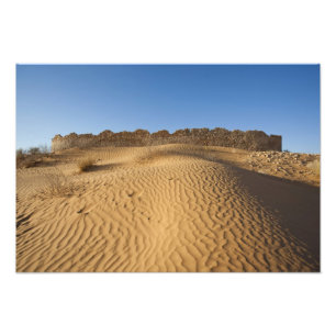 Tunisien, Ksour-området, Ksar Ghilane, Grand Erg 2 Fototryck