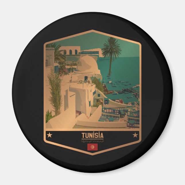 Tunisien Magnet (Framsidan)
