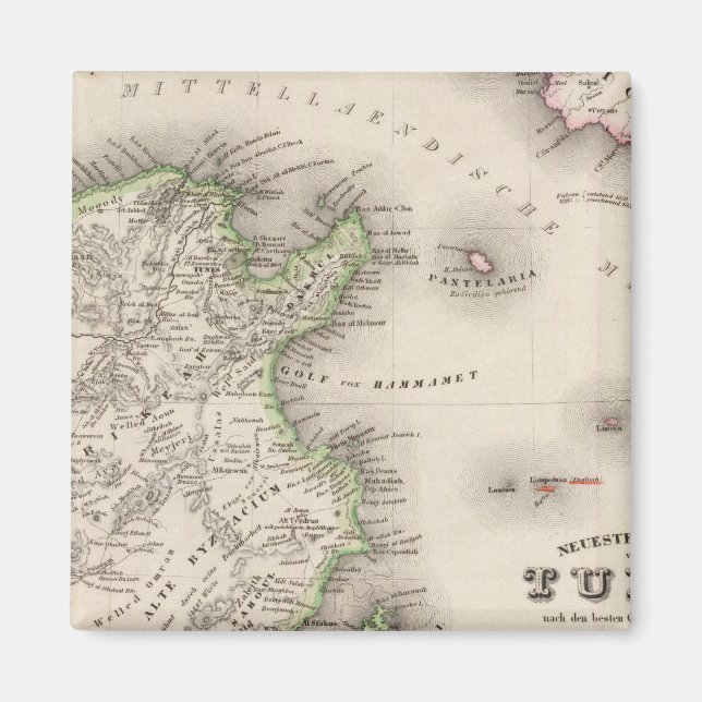 Tunisien Magnet (Framsidan)