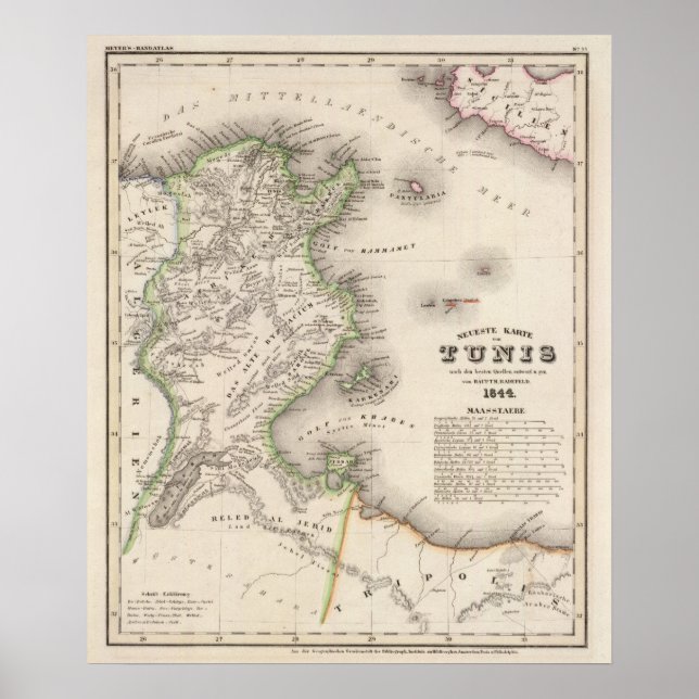 Tunisien Poster (Framsidan)