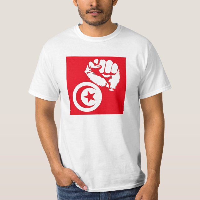Tunisien revolution t-shirt (Framsida)