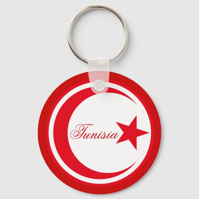 Tunisien - Roundel Nyckelring (Framsida)