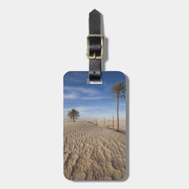 Tunisien, Sahara Desert, Douz, Underbarare Dune, g Bagagebricka (Vertikal Framsida)