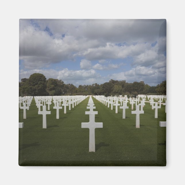 Tunisien, Tunis, Carthage, US Världskrig 2-era Magnet (Framsidan)