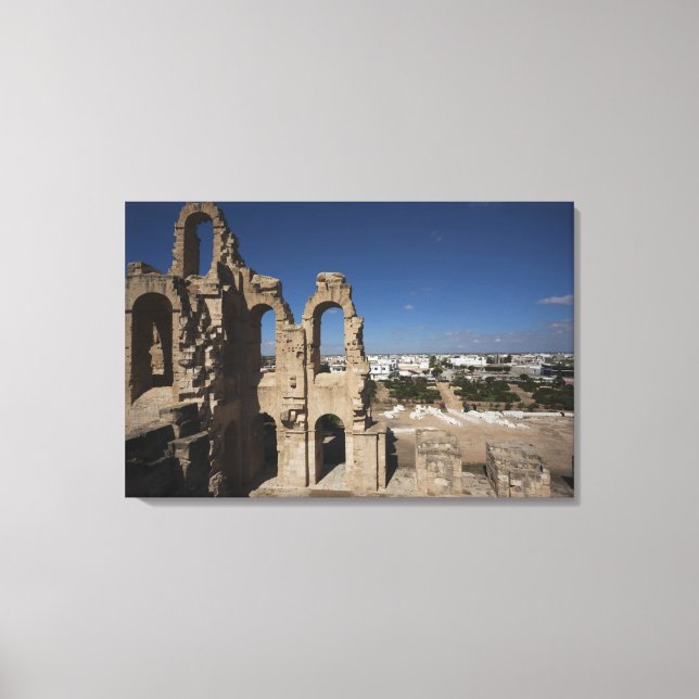 Tunisien, Tunisiens centrala kust, El Jem, Romersk Canvastryck (Framsida)