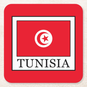 Tunisien Underlägg Papper Kvadrat