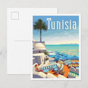 Tunisien Vintage Resa Vykort