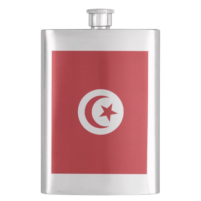 Tunisiens flagga fickplunta (Framsidan)