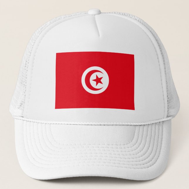 Tunisiens flagga keps (Framsida)