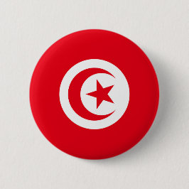 Tunisiens flagga knapp