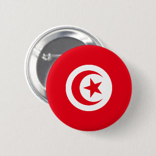 Tunisiens flagga knapp