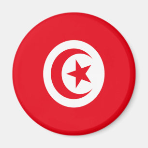 Tunisiens Flagga Magnet