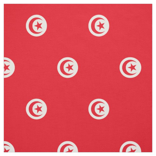 Tunisiens flagga tyg (Provkarta)