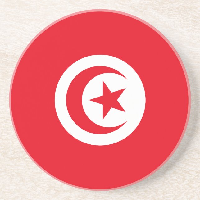 Tunisiens flagga underlägg (Framsidan)