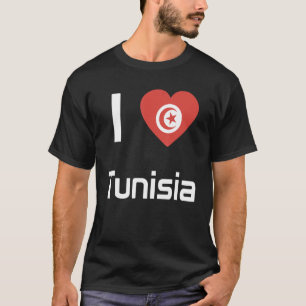 Tunisiens nationella Flagga för för manar sudanesi T Shirt