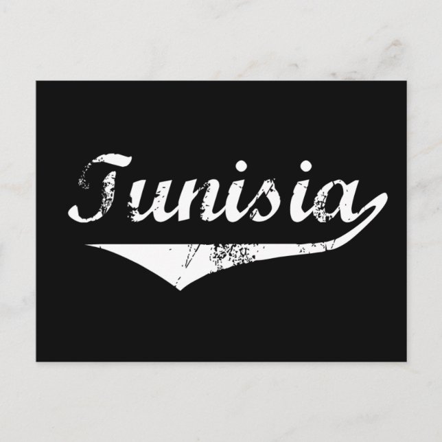 Tunisierevolution stil vykort (Framsida)