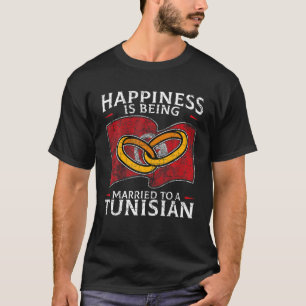 Tunisisk Bröllop, Tunisien, roten Flagga Morsa T Shirt