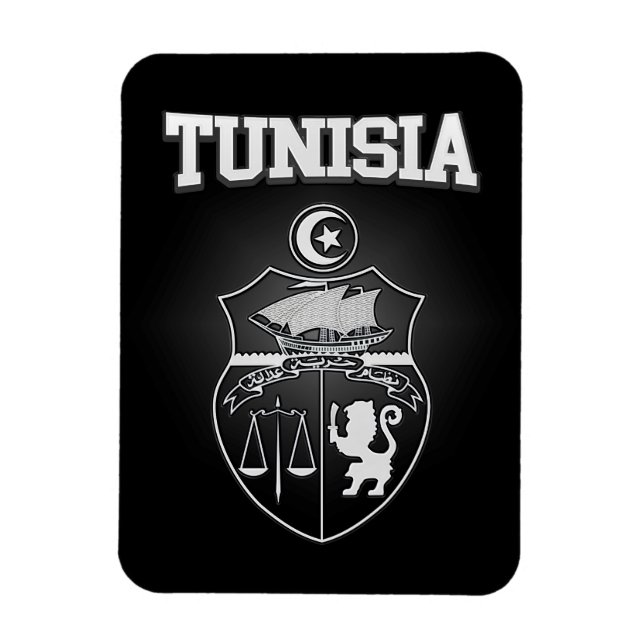 Tunisisk Emblem Magnet (Vertikal)