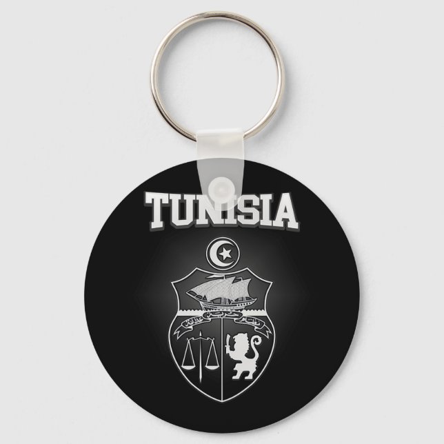 Tunisisk Emblem Nyckelring (Framsida)