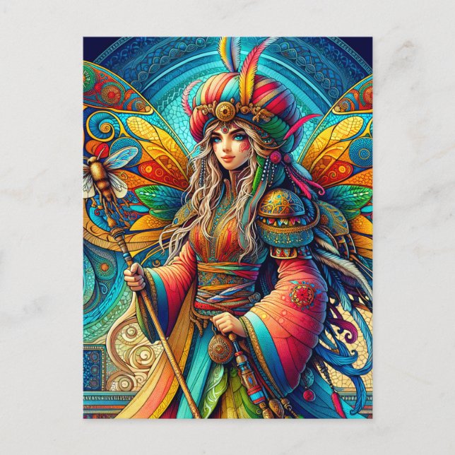 Tunisisk Fairy Vykort (Framsida)