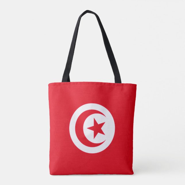 Tunisisk flagg, Tunisiens flagga Tygkasse (Baksida)