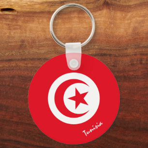 Tunisisk Flagga och tunisisk helgdag, patrioter/sp Nyckelring