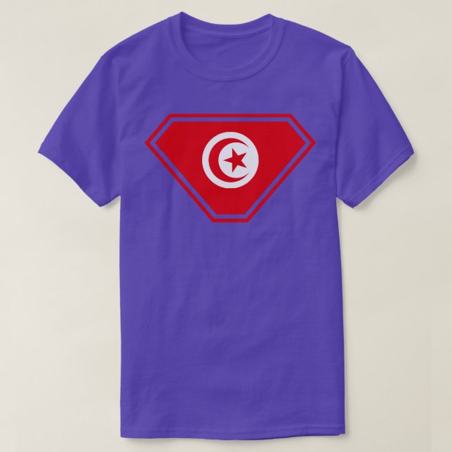 Tunisisk SuperEmdriven Shield T Shirt (Design framsida)