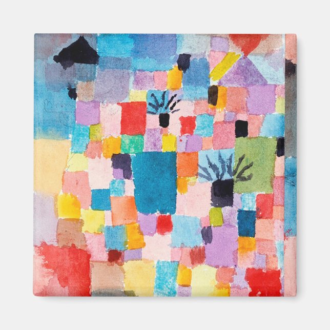 Tunisisk trädgård, Klee Magnet (Framsidan)