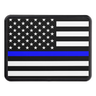 Tunn blå Flagga (Förenade Stater) Dragkroksskydd