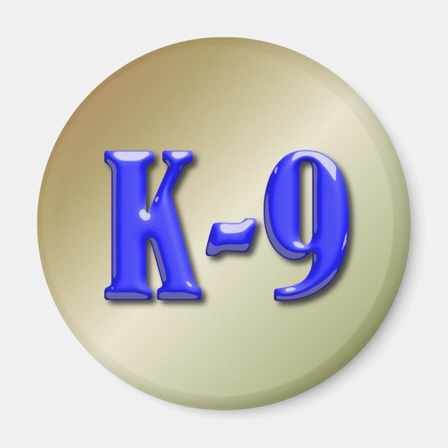 Tunn blå linje magnet (Framsidan)