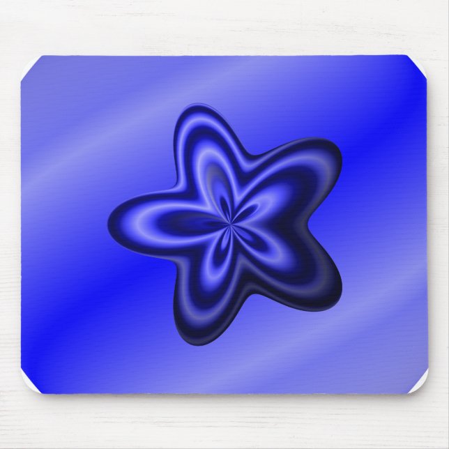 Tunn blå linje musmatta (Framsidan)