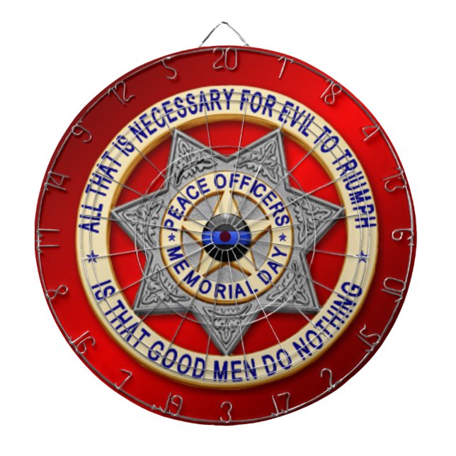 Tunn blå linje piltavla (Framsidan)