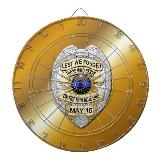 Tunn blå linje piltavla (Framsidan)