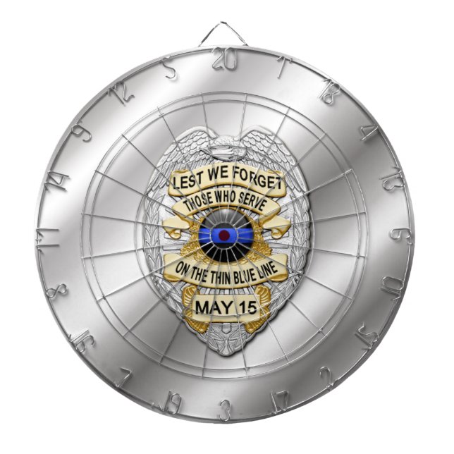 Tunn blå linje piltavla (Framsidan)