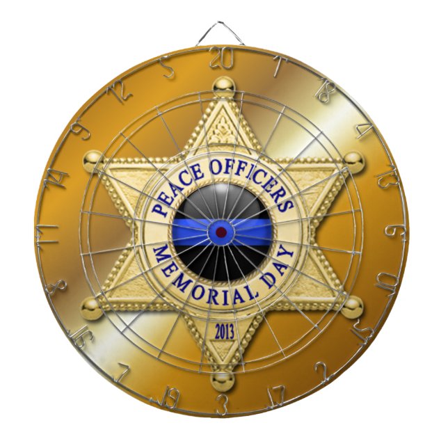 Tunn blå linje piltavla (Framsidan)