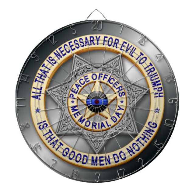 Tunn blå linje piltavla (Framsidan)