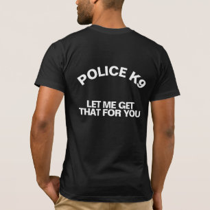 Tunn blå linje-polis K9 T Shirt