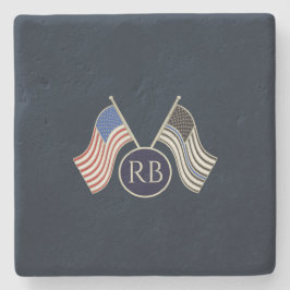 Tunn blå linje stenunderlägg