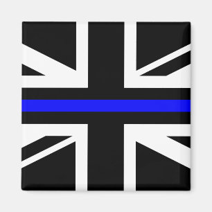 Tunn blå linje - Storbritannien Magnet