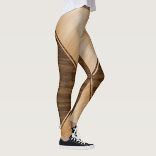 Tunn blå linje - träinlägg leggings