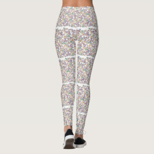 Tunn blå linje - Tusentals färgade handboff Nyckla Leggings