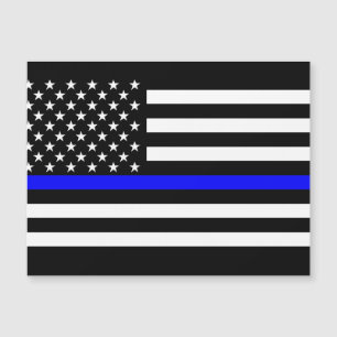 Tunn blå linjegrafik på en amerikansk Flagga