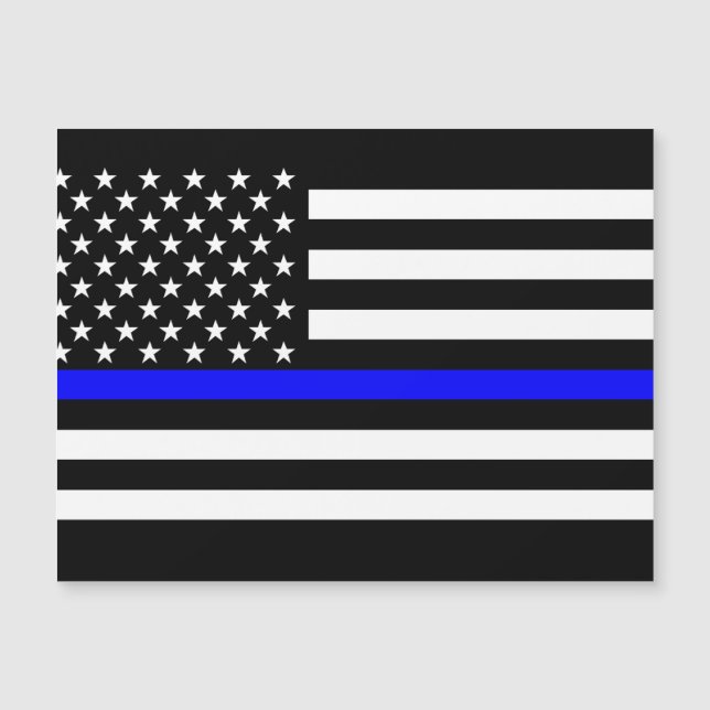 Tunn blå linjegrafik på en amerikansk Flagga (Framsida)