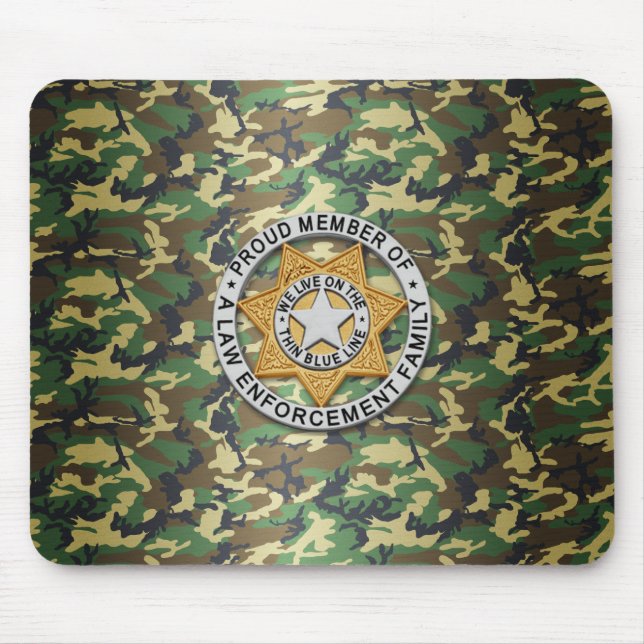 Tunn blå linjemärkning musmatta (Framsidan)