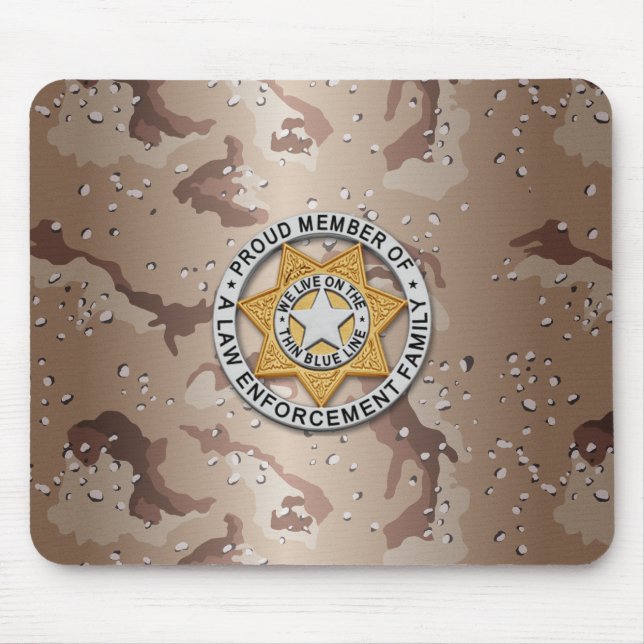 Tunn blå linjemärkning musmatta (Framsidan)