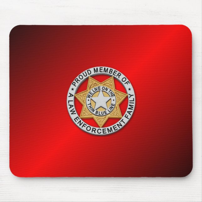 Tunn blå linjemärkning musmatta (Framsidan)