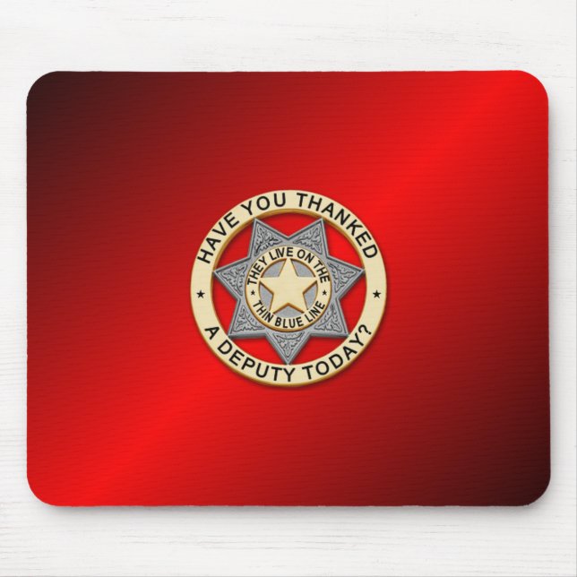 Tunn blå linjemärkning musmatta (Framsidan)