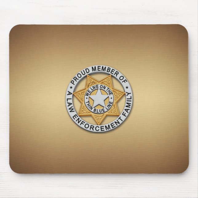 Tunn blå linjemärkning musmatta (Framsidan)