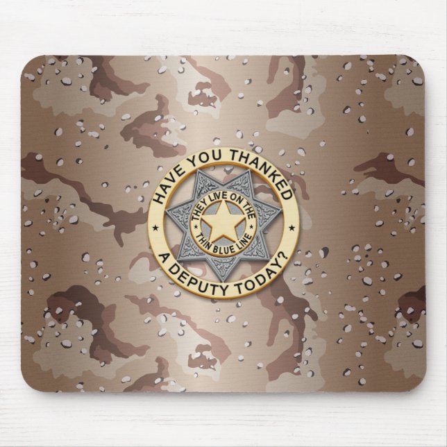 Tunn blå linjemärkning musmatta (Framsidan)