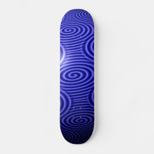 Tunn blå radbrytning skateboard bräda 20,5 cm
